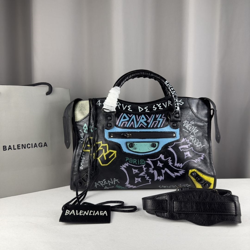 Ba*len*cia*ga top handle bags